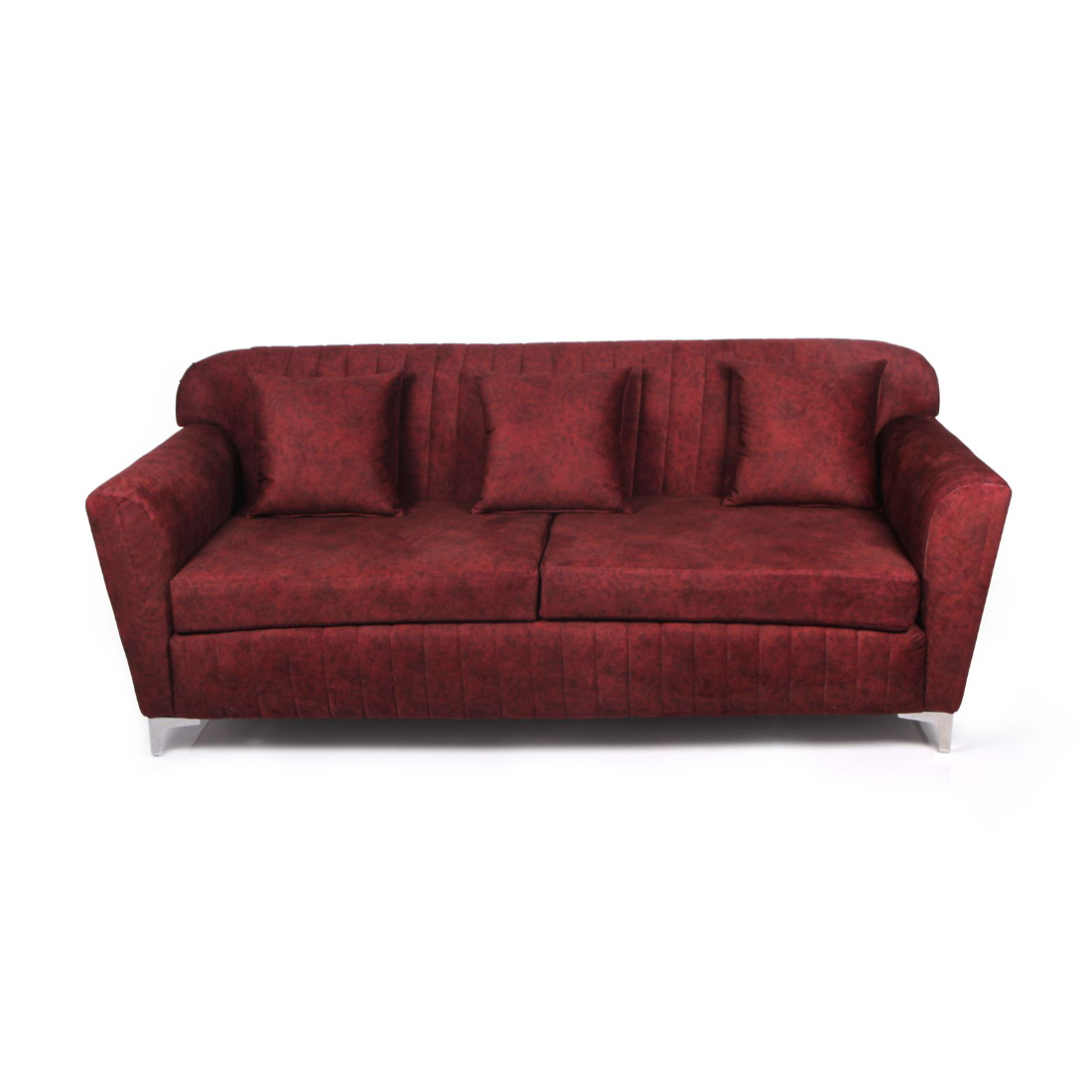 Primrose Augusta 3 Seater Sofa Set - Maroon